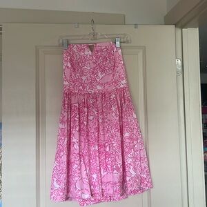 Lilly Pulitzer strapless dress size 4